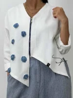 کت سفید دخترانه