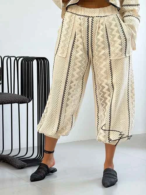 ست شومیز و شلوار مدل دانژه "Danzhe" - Image 4