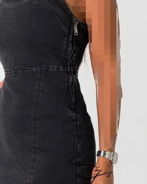 پیراهن جین مدل ناوی "Navy"
