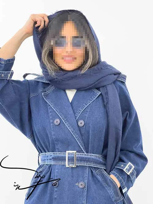 ترنچ کت جین مدل اَشلی "Ashley" - Image 4