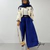 دامن شلواری سورمه ای