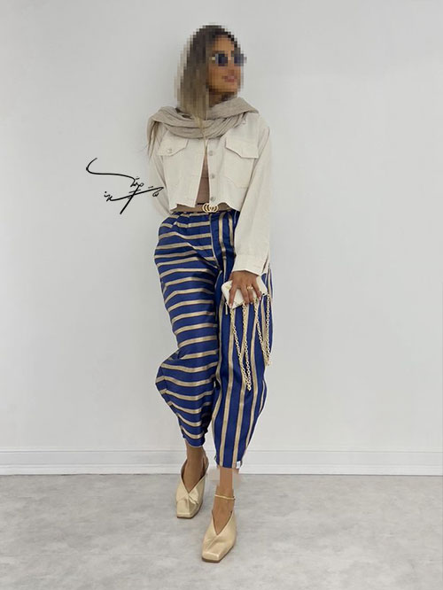 شلوار خمره ای
